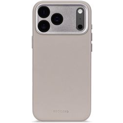 Decoded iPhone 17 Pro Hoesje Echt Leer Backcover Shockproof - Solid Clay