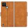 Mobigear Slim Magnet Realme C25Y Hoesje Bookcase Portemonnee - Cognac