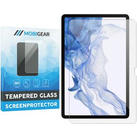 Mobigear Samsung Galaxy Tab S8 Glazen Screenprotector - Case Friendly