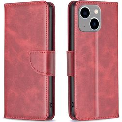 Mobigear Excellent iPhone 15 Plus Hoesje Bookcase Portemonnee - Rood