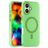 Mobigear Shockproof iPhone 17 MagSafe Hoesje Hardcase Backcover - Groen
