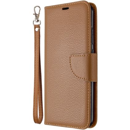 Mobigear Excellent Huawei P40 Lite E Hoesje Bookcase Portemonnee - Bruin