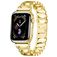 Mobigear Vienna Stalen Apple Watch Bandje Vouwsluiting - 42/41/40/38 mm - Goud
