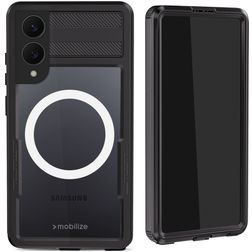 Mobilize Waterproof Samsung Galaxy S25 Edge Waterdicht MagSafe Hoesje Hardcase Backcover - Zwart