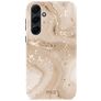 MIO Samsung Galaxy A55 MagSafe Hoesje Hardcase Backcover - Gold Marble