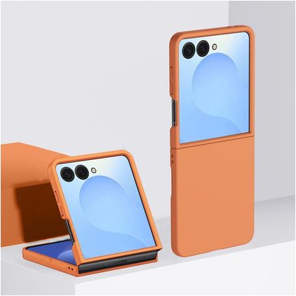 Mobigear Colors Samsung Galaxy Z Flip 7 Hoesje Hardcase Backcover - Oranje