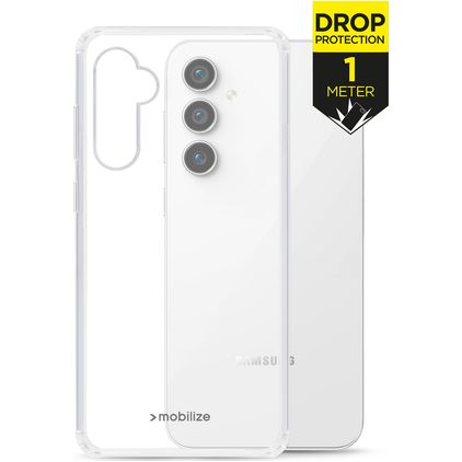 Mobilize Naked Protection Doorzichtig Samsung Galaxy S23 FE Hoesje Hardcase Backcover Shockproof - Transparant