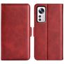 Mobigear Slim Magnet Xiaomi 12 Pro Hoesje Bookcase Portemonnee - Rood