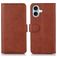 Mobigear Wallet iPhone 17 Hoesje Bookcase Portemonnee - Bruin