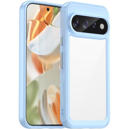 Mobigear Crystal Google Pixel 11 Hoesje Hardcase Backcover - Blauw