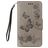 Mobigear Butterfly Samsung Galaxy A8 (2018) Hoesje Bookcase Portemonnee - Grijs