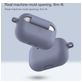 Mobigear Classic Apple AirPods Pro 1 Hoesje Flexibel Siliconen - Wit