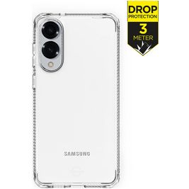 ITSKINS Level 2 SpectrumClear R Doorzichtig Samsung Galaxy S25 Edge Hoesje Flexibel TPU Backcover Shockproof - Transparant
