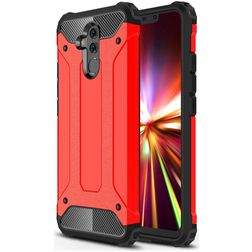 Mobigear Outdoor Huawei Mate 20 Lite Hoesje Hardcase Backcover Shockproof - Rood