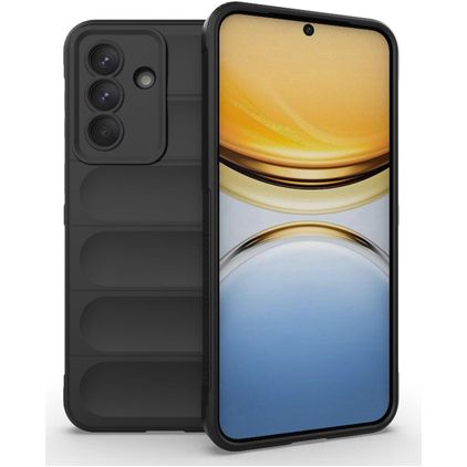 Mobigear Bumpy Samsung Galaxy A37 Hoesje Flexibel TPU Backcover - Zwart
