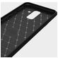 Mobigear Brushed Slim Samsung Galaxy A6 Plus (2018) Hoesje Flexibel TPU Backcover - Grijs