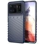 Mobigear Groove Xiaomi Mi 11 Ultra Hoesje Flexibel TPU Backcover - Blauw