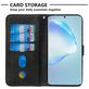 Mobigear Zipper Samsung Galaxy S20 Plus Hoesje Bookcase Portemonnee - Zwart