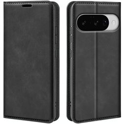 Mobigear Retro Slim Google Pixel 10 Hoesje Bookcase Portemonnee - Zwart