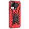 Mobigear Armor Stand Vivo V21 Hoesje Hardcase Backcover Shockproof met Standaard - Rood