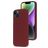 Mobiparts iPhone 14 Plus Siliconen Hoesje Backcover - Plum Red