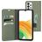 Mobiparts Classic Wallet Samsung Galaxy A33 Hoesje Bookcase Portemonnee - Stone Green