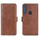 Mobigear Slim Magnet Motorola One Fusion Plus Hoesje Bookcase Portemonnee - Bruin
