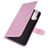 Mobigear Classic Motorola One Hyper Hoesje Bookcase Portemonnee - Roze