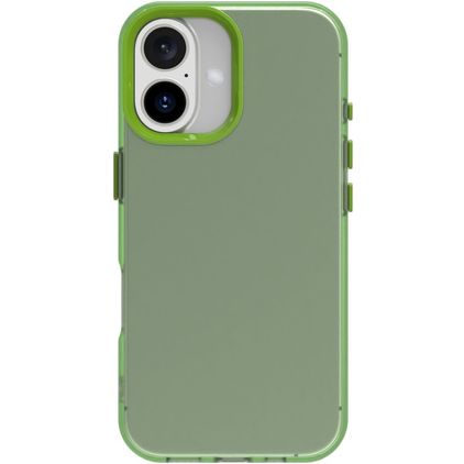 Mobigear Crystal iPhone 16 Plus Hoesje Hardcase Backcover - Groen
