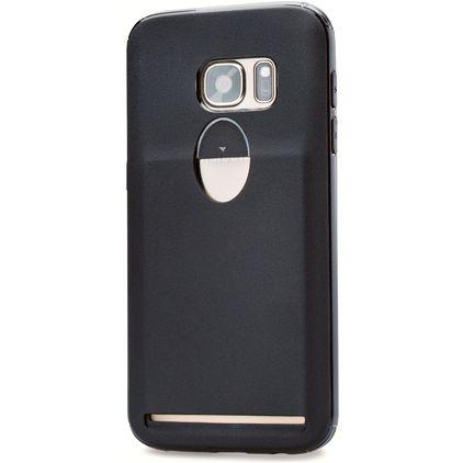 Xccess Matt Card Samsung Galaxy S7 Hoesje Flexibel TPU Backcover - Zwart