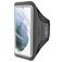 Mobiparts Comfort Fit Telefoonhouder Hardlopen Samsung Galaxy S21 Sport Hoesje Neopreen Sportarmband - Zwart