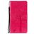 Mobigear Tree Samsung Galaxy S21 Hoesje Bookcase Portemonnee - Magenta