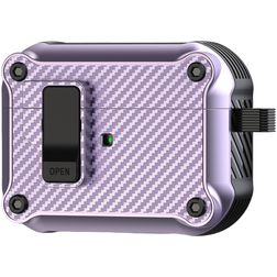 Mobigear Racing Clip Apple AirPods Pro 1 Hardcase Hoesje - Paars