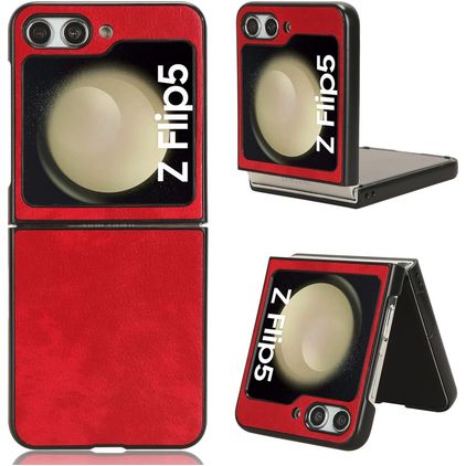 Mobigear Race Samsung Galaxy Z Flip 5 Hoesje Hardcase Backcover - Rood