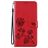 Mobigear Roses HONOR 50 Lite Hoesje Bookcase Portemonnee - Rood