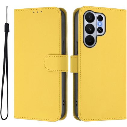 Mobigear Urban Wallet Samsung Galaxy S26 Ultra Hoesje Bookcase Portemonnee - Geel