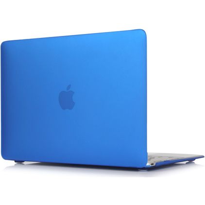 Mobigear Matte MacBook 12 Inch (2015-2017) Hoes Hardshell Laptopcover MacBook Case - Donkerblauw - Model A1534
