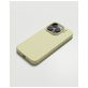 Nudient Base iPhone 15 Pro Siliconen Hoesje Backcover - Pale Yellow