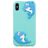 Mobigear Design iPhone XS Max Hoesje Flexibel TPU Backcover - Dolfijn