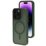 Mobiparts Hardcover iPhone 14 Pro MagSafe Hoesje Hardcase Backcover - Satin Green