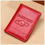 Mobigear RFID Paspoort Hoesje - Rood