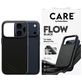 CARE by PanzerGlass Feature FLOW iPhone 17 Pro Siliconen MagSafe Hoesje Backcover Shockproof - Zwart