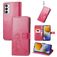 Mobigear Clover Samsung Galaxy M23 Hoesje Bookcase Portemonnee - Magenta