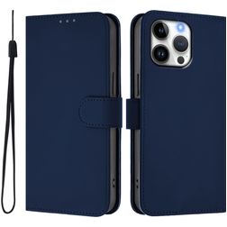 Mobigear Urban Wallet iPhone 16 Pro Max Hoesje Bookcase Portemonnee - Marineblauw