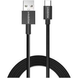 Mobilize USB-A naar USB-C Kabel 1 m - Zwart