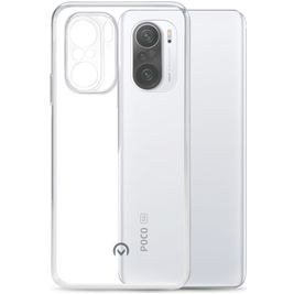 Mobilize Gelly Doorzichtig POCO F3 Hoesje Flexibel TPU Backcover - Transparant