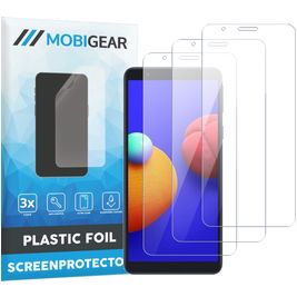 Mobigear Samsung Galaxy A01 Core Screenprotector Folie - Case Friendly (3-Pack)