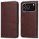 Mobigear Wallet iPhone 17 Pro Hoesje Bookcase Portemonnee - Bruin