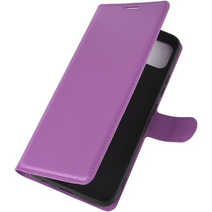 Mobigear Classic Realme C11 (2020) Hoesje Bookcase Portemonnee - Paars