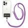 Mobigear Nylon Lanyard Universeel Telefoonkoord Verstelbaar - Blauw / Rood / Wit